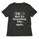 Well It's Groundhog Day Again Women's V-Neck Tee