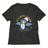 It's Owl Good Women's V-Neck Tee