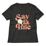 Say La Brie Women's V-Neck Tee