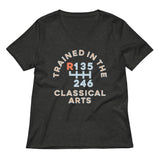 Trained In The Classical Arts Women's V-Neck Tee