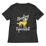 Roofing Specialist Women's V-Neck Tee