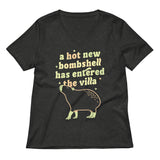 A Hot New Bombshell Has Entered The Villa Women's V-Neck Tee