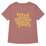 What About Second Breakfast? Women's V-Neck Tee