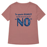 To Quote Hamlet Women's V-Neck Tee