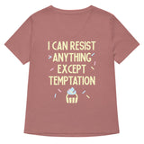 I Can Resist Anything Except Temptation Women's V-Neck Tee