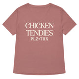 Chicken Tendies Plz Thx Women's V-Neck Tee