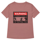 If Zombies Chase Us Women's V-Neck Tee