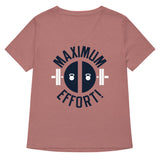 Maximum Effort! Women's V-Neck Tee