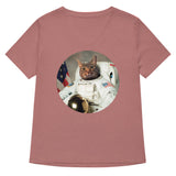 Astrocat Women's V-Neck Tee