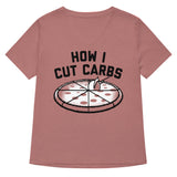 How I Cut Carbs Women's V-Neck Tee