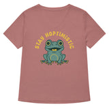 Stay Hoptimistic Women's V-Neck Tee
