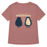 Anatomy Of Hedgehogs Women's V-Neck Tee