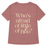 Who's Afraid Of Little Ol' Bee? Women's V-Neck Tee
