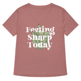 Feeling Sharp Today Women's V-Neck Tee