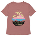 The Great Outdoors Women's V-Neck Tee