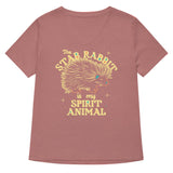 The Stab Rabbit Is My Spirit Animal Women's V-Neck Tee