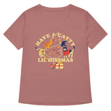Have A Catty Lil Hissmas Women's V-Neck Tee