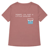Sorry, I'm Just A Little Cooler Women's V-Neck Tee
