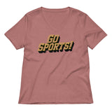 Go Sports! Women's V-Neck Tee