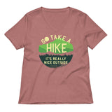Go Take A Hike Women's V-Neck Tee