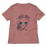 I Need Space Women's V-Neck Tee