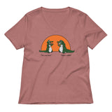 See You Later Alligator Women's V-Neck Tee