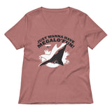 Just Wanna Have Megalo' Fun! Women's V-Neck Tee