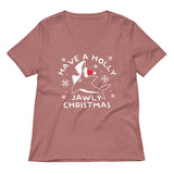 Have A Holly Jawly Christmas Women's V-Neck Tee