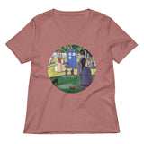 Tardis On La Grande Women's V-Neck Tee