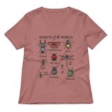 Insects Of The World Women's V-Neck Tee