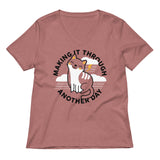 Making It Through Another Day Women's V-Neck Tee
