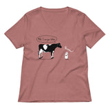 Milk, I am your father Women's V-Neck Tee