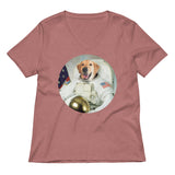 Astrodog Women's V-Neck Tee