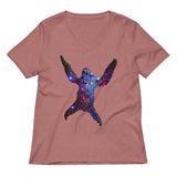 Sloth Nebula Women's V-Neck Tee