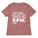 I Can't Hear You Women's V-Neck Tee