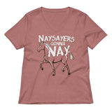 Nay Sayers Gonna Nay Women's V-Neck Tee