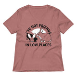 I've Got Friends In Low Places Women's V-Neck Tee