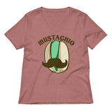 Mustachio Women's V-Neck Tee