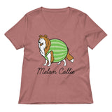 Melon Collie Women's V-Neck Tee