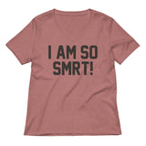 I Am So Smrt Women's V-Neck Tee