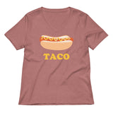 Hotdog Taco Women's V-Neck Tee
