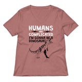 Humans Are Complicated Women's V-Neck Tee