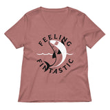 Feeling Fintastic Women's V-Neck Tee
