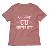 College University Women's V-Neck Tee