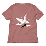 Ninja Glider Women's V-Neck Tee
