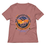 No Service Society Women's V-Neck Tee