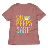 Oh For Peeps Sake Women's V-Neck Tee