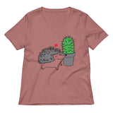 Prickly Love Women's V-Neck Tee