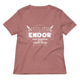 Save Endor Women's V-Neck Tee