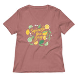 Squeeze The Day Women's V-Neck Tee